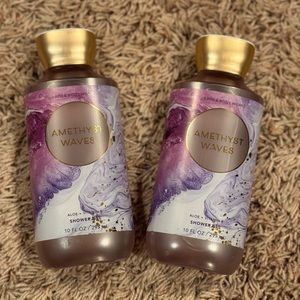 New Bath & Body Works Amethyst Waves Shower Gels